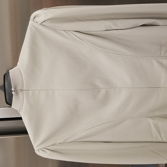 💕TRINA TURK💕 Wrigley Dress ~ Vegan Leather Oyster White 8 NWT - Picture 8 of 12